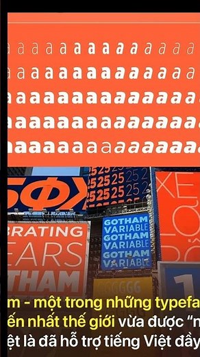 HOT! 🔥 Gotham Variable: Font số 1 thế giới nâng cấp, chính thức hỗ trợ tiếng Việt! 🇻🇳