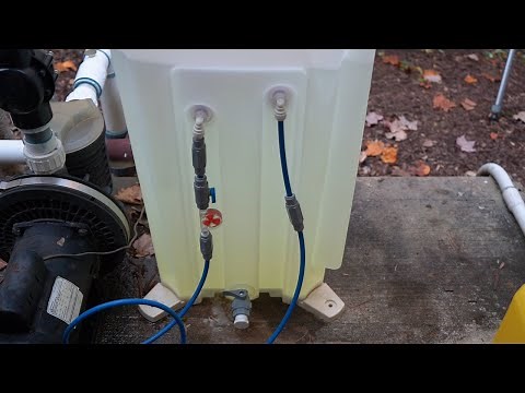 DYI - How to Install Liquid Chlorine Feeder - Best Alternative to NST-Trichlor Chlorine Tabs