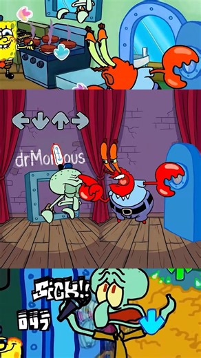mr krabs vs squidward fnf character test