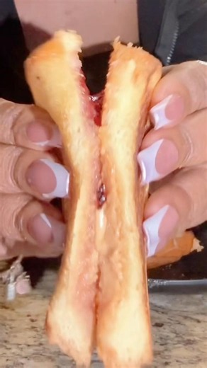 Grilled Peanut Butter and Jelly Sandwich 🥪 #pbj #sandwichideas