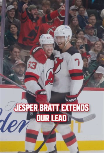 Bratter up! #njdevils #jesperbratt #brattman #devilsvswild #nhl