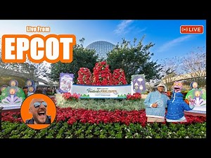 🔴 LIVE at EPCOT Festival of the Holidays - Rides, Storytellers & Decorations