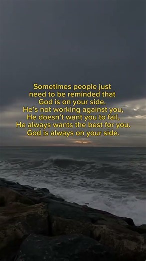 Reminder God Is On Your Side