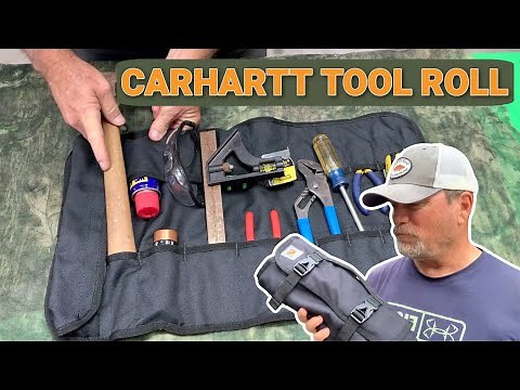 Amazon's #7 Ranked Tool Pouch ~ Carhartt Rugged 18 Slot Tool Roll