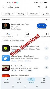 Guitar tuner free app (Guitar tuna)how to download #guitartunerfreeappdownload #guitartunwr