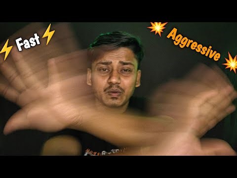 Fast & Aggressive Asmr ⚡ (mouth sounds, hand movements & more!)
