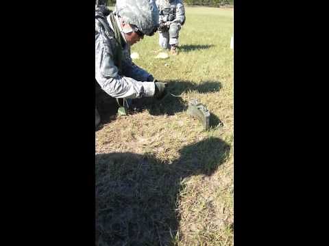 Claymore mine detonation 82nd Airborne