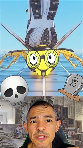 Wasp loses its head and remains alive for days! #curiosities #biology #bees #learning
