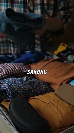 HACKS to Pack LIGHT for a Long Trip ✈️🎒 #TravelHacks #Packing #Shorts