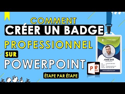 Concevoir Un Badge Professionnel en 15 min avec PowerPoint - FORMATION