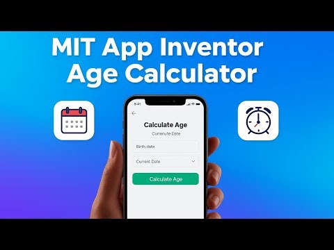 How to Create Age Calculator App Using MIT App Inventor | Step by Step Tutorial in Hindi.