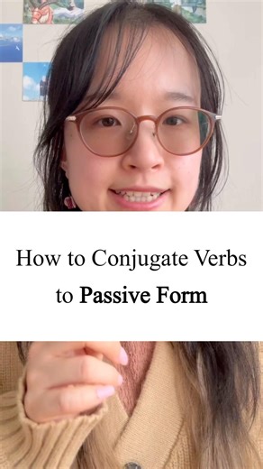 How to conjugate verbs to passive form in Japanese #shorts