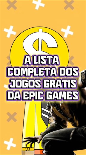 A LISTA COMPLETA DOS JOGOS GRÁTIS DA EPIC GAMES!!! #curiosidadesgames #curiosidades #games #jogos