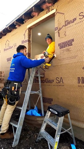 4.4K views · 66 reactions | It’s not as easy as it looks! From carefully removing the old window to extending the house wrapping and adding additional framing, every step plays a crucial role in ensuring a successful installation for this full exterior renovation. Thanks to Andersen Certified Contractor Plum ProExteriors for sharing the progress on this project! | Andersen Windows + Doors | Facebook