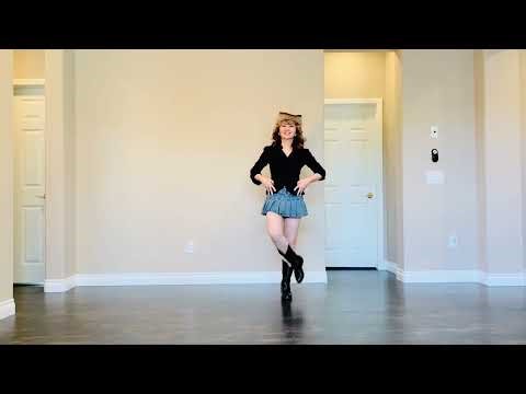Summertime Blues AB - line dance, Improver, demo & tutorial