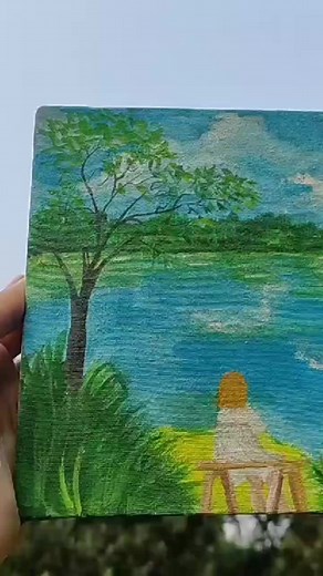 1K views · 19 reactions | natural drawing ideas #acrylic #acrylicpaint #short #drawing #ideas | Sp craft studio | Facebook
