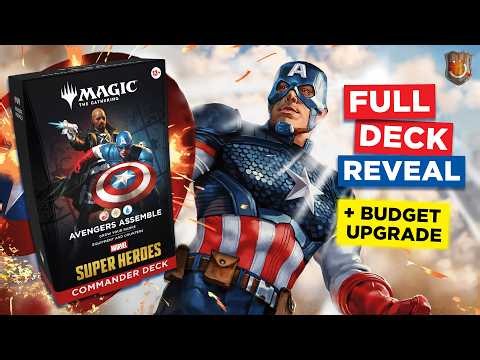 “Avengers Assemble” Full Deck Reveal + Upgrade | Marvel Super Heroes | The Command Zone 746 | MTG