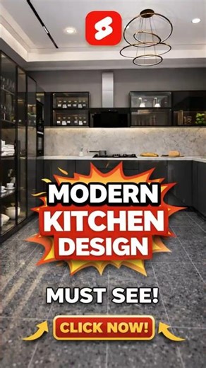 Luxury Modern Kitchen 🔥 Realistic 3D Design | Design Man Studio #3dkitchen #enscape #viral