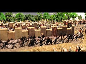 Customized 1/72 Roman Marching Fort Diorama