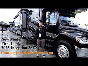 New Model First Look -2023 Inception 38FX Super C with Adam of Thor Motorcoach
