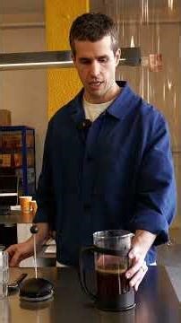 Como se prepara el cafe en una frech press