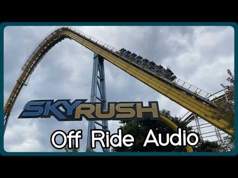 Skyrush at Hersheypark 2025 | Off Ride Audio