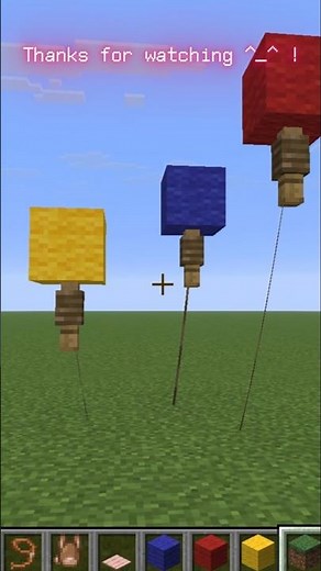 TUTORIAL: HOW TO MAKE A BALLOONS | Minecraft
