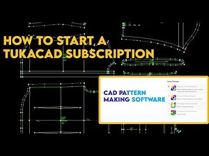 How to Start a TUKAcad Software Subscription | CAD Pattern Making, Grading, Marker Making | TUKAweb