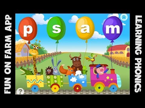Learn Phonics with Farm Animals Fun On Farm App Video For Children Kids Toddlers