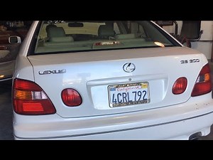 Rear Warning Light On Dash but All The Lights Work Easy Fix Lexus GS300