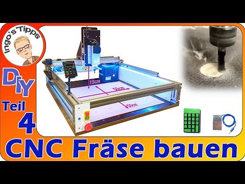CNC Fräse einfach selber bauen Fräsbereich 50 x 50 x 15cm kann jeder Nachbauen Teil 4/4 | IngosTipps