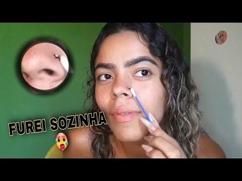 COMO FURAR O NARIZ EM CASA (sem cateter)