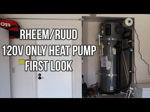 Rheem ProTerra/Ruud Ultra 120V Only 80G Plug In Heat Pump Water Heater – First Look