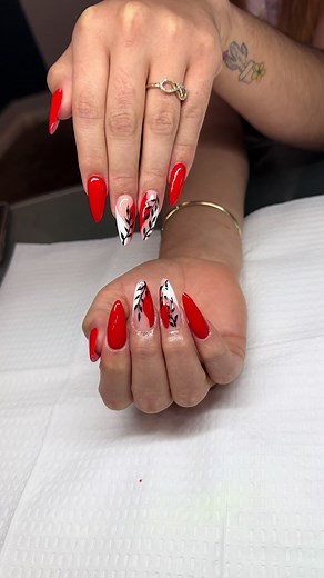 Red Almond Nails: Stunning Nail Art Designs in Red