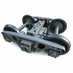 [Hot Item] Standard Gauge Ak7 Radial Self Steering Rail Bogie for Railway Wagon Bogie