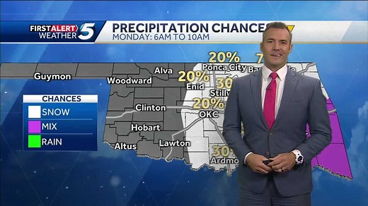 Feb. 12, 2024. FORECAST: Snow moves out