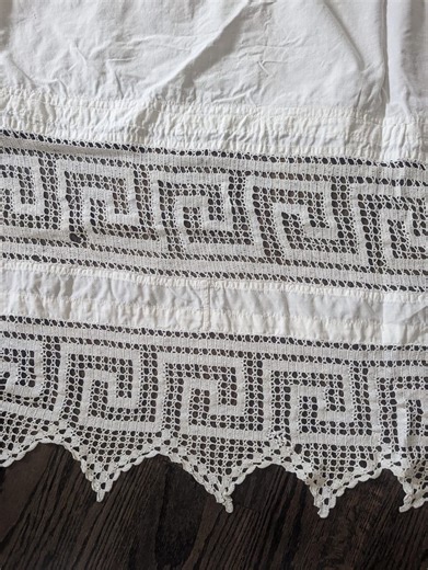 Vintage Greek Key Crochet Trim off White 18in X 75in X Four Pieces - Etsy