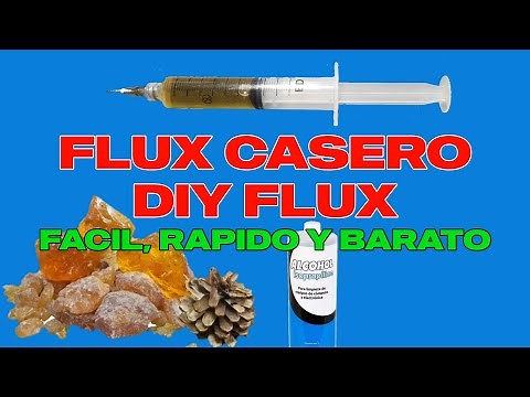 HOW TO MAKE HOMEMADE ORGANIC FLUX QUICKLY AND EASILY / EASY TO MAKE CHEAP FLUX