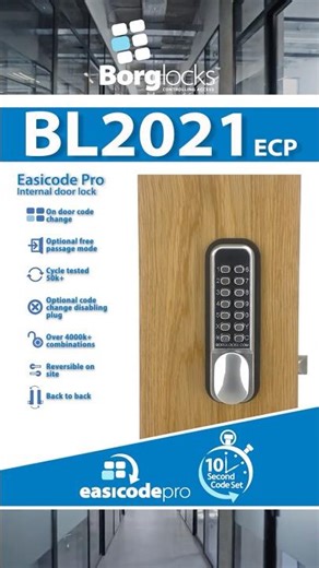 BL2021 SS ECP #interiordesign #home #doorlock #code #combination #keypad #doors #door #security
