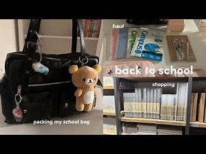 back to school prep 2024 ⋆·˚ ༘ *| back to school 🛒 , hauls, what’s in my school bag 📖