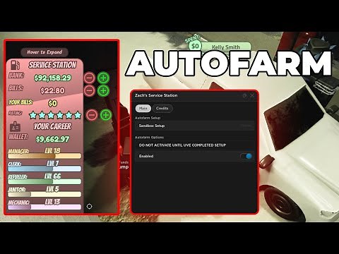 Zach's Service Station AUTOFARM SCRIPT - AUTO REFUEL CARS - WORKING 2024