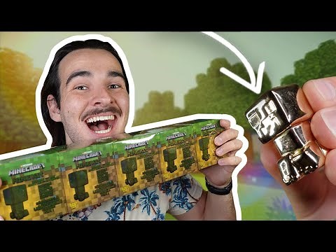 Mining 5 Minecraft Mining Kits! (1/48 have a Golden Creeper!)