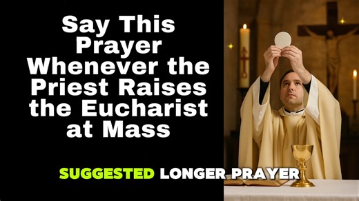 85 reactions · 11 shares | Part 4: Say This Prayer Whenever the Priest Raises the Eucharist at Mass | Blessed Virgin Mary | Facebook
