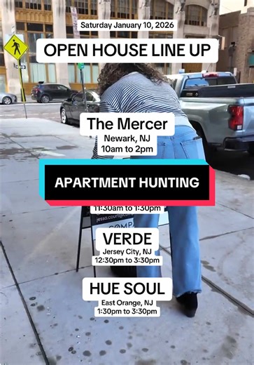 Apartment Hunting? Looking for an OPEN HOUSE! We have plenty happening TODAY! New Development Apartments Studios to 2 Bedrooms Covered Parking In Unit Laundry Pet Friendly Amenities - Gyms, Yoga Rooms, Saunas, Movie Theaters, Co-Working Lounge, Outdoor Rooftop Courtyards and so much more COME BY TODAY OR SCHEDULE A TOUR! 😎 We’ve got you covered in New Jersey! NEW JERSEY APARTMENTS FOR RENT! #njhomes #njapartments #njrealestate #newjersey #apartmenthunting