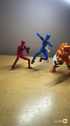 Red and blue vs orange #stopmotion #2v1 #jjk #shorts
