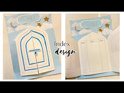 How to make index page /Index design for project / index design for project file #youtube #index