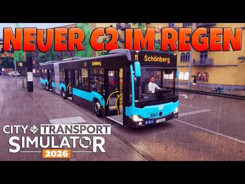 Der NEUE Citybus C2 im Regen in City Transport Simulator 2026