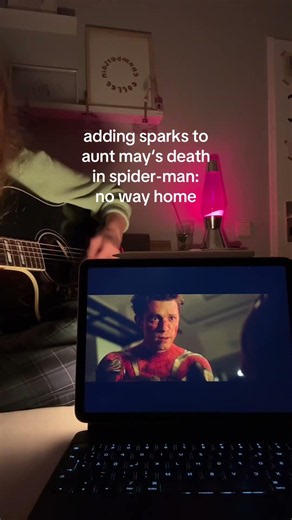 adding sparks to aunt may's death in spider-man: no way home