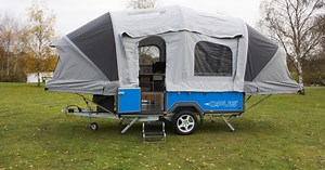 Air Opus camping trailer inflates into a home away from home in 90 seconds