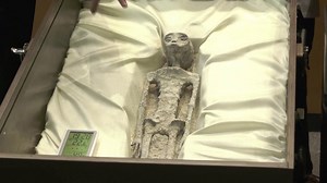 Alien expert presents '1,000-year-old bodies of non-humans' in Mexico